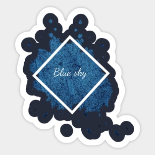 Blue sky Sticker